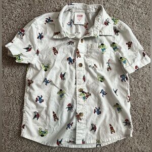 Marvel button down 3T